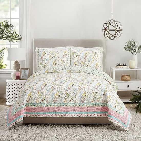 Dena Home Sonnet 3-pc. Reversible Quilt Set
