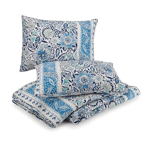 Dena Home Bisou Floral 3-pc. REVERSIBLE Quilt Set