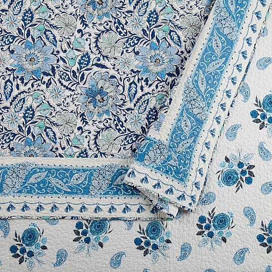 Dena Home Bisou Floral 3-pc. REVERSIBLE Quilt Set