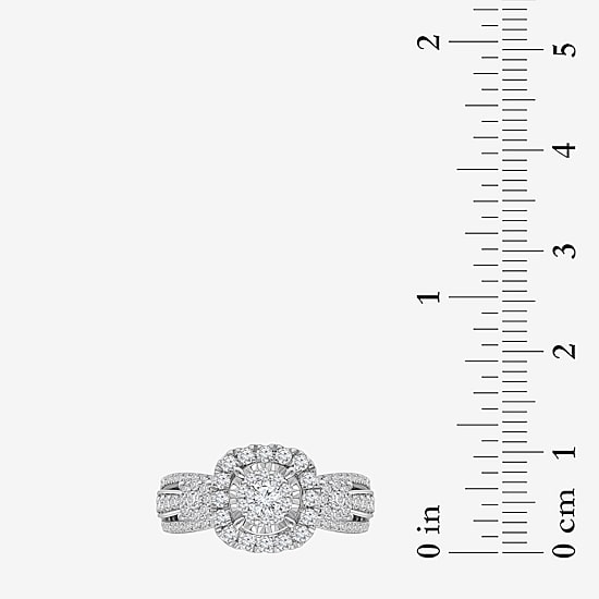 Love Lives Forever (I / I1) Womens 1 CT. T.W. Lab Grown White Diamond 10K Gold Bridal Set