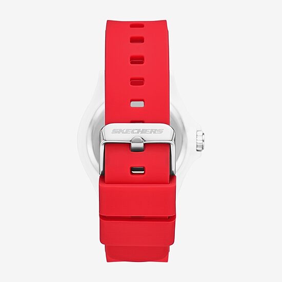 Skechers Rosencrans Mens Red Strap Watch Sr6359