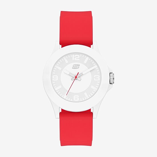 Skechers Rosencrans Mens Red Strap Watch Sr6359