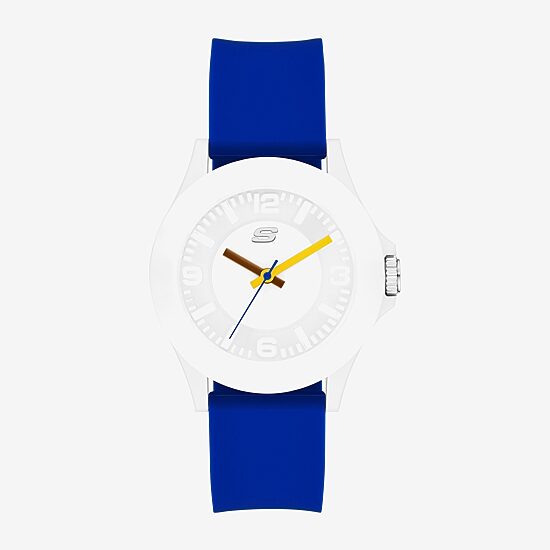 Skechers Rosencrans Mens Blue Strap Watch Sr6373