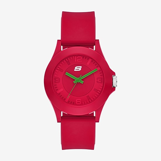 Skechers Rosencrans Mens Red Strap Watch Sr6371