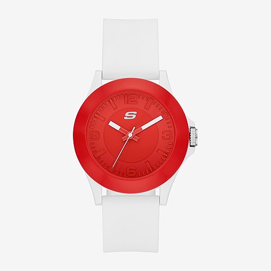 Skechers Rosencrans Mens Red Strap Watch Sr6374