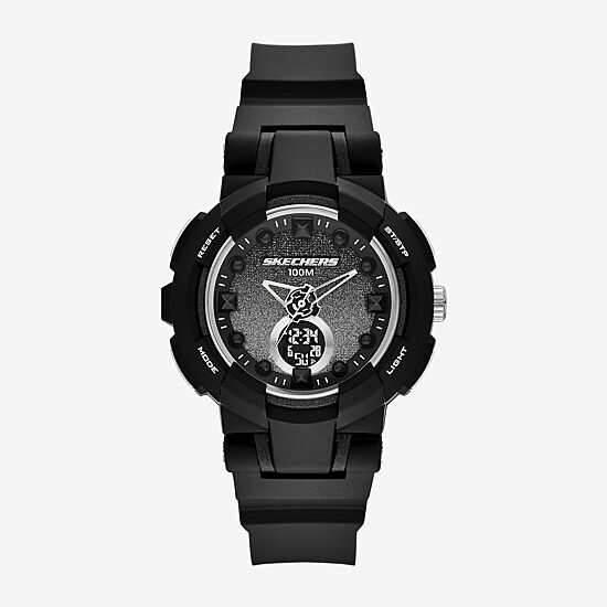Skechers Womens Black Strap Watch Sr2152