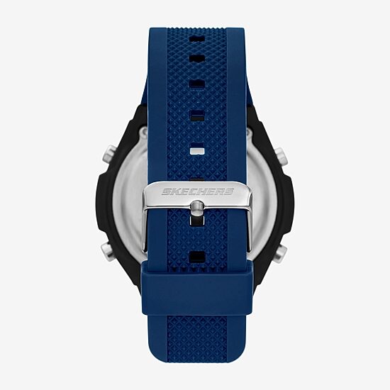 Skechers Mens Blue 2-pc. Watch Boxed Set Sr8508