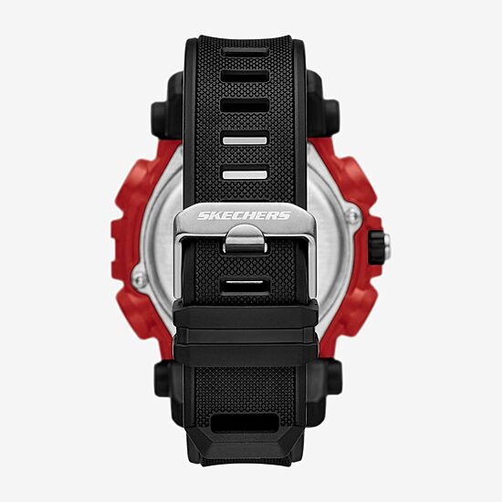 Skechers Mens Black Strap Watch Sr1188
