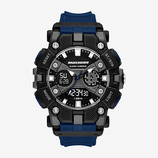 Skechers Mens Black Strap Watch Sr1189