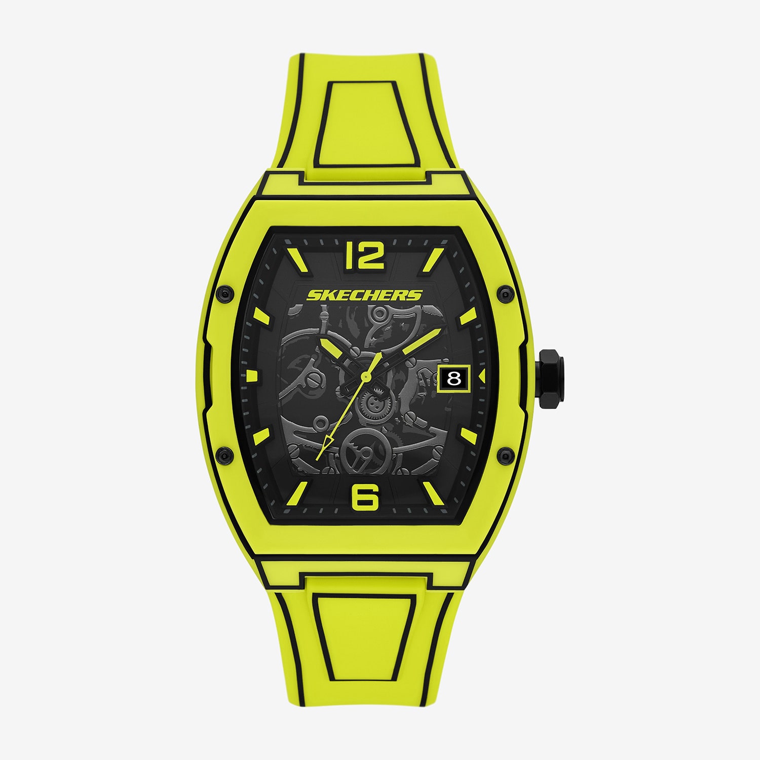 Skechers Mens Yellow Strap Watch Sr5251