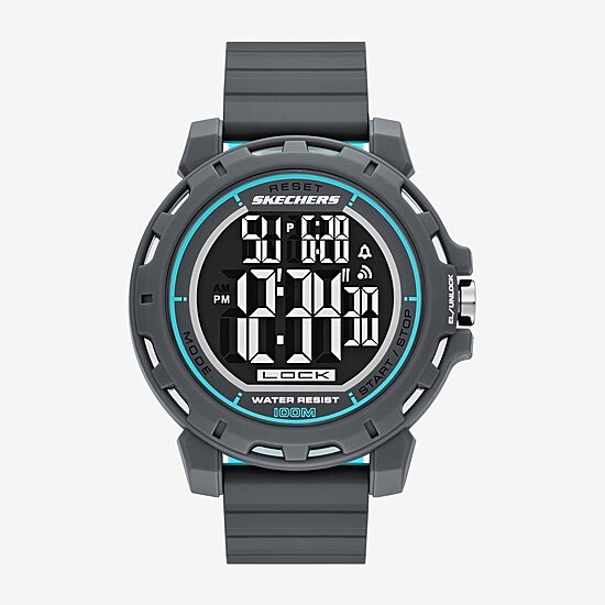 Skechers Mens Gray Strap Watch Sr5254