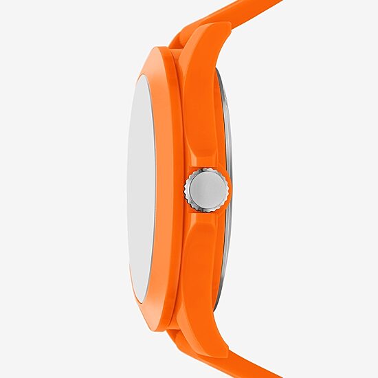 Skechers Mens Orange Strap Watch Sr5257