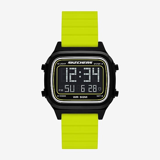 Skechers Mens Yellow Strap Watch Sr5260