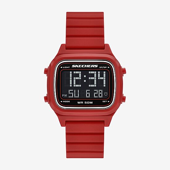 Skechers Mens Red Strap Watch Sr5261