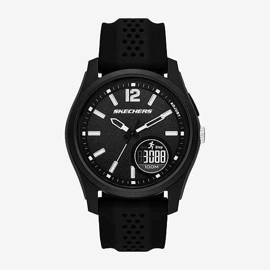 Skechers Mens Black Strap Watch Sr5268
