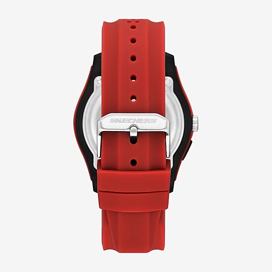 Skechers Mens Red Strap Watch Sr5269
