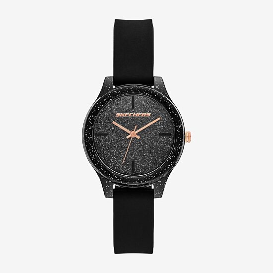 Skechers Womens Black Strap Watch Sr6334