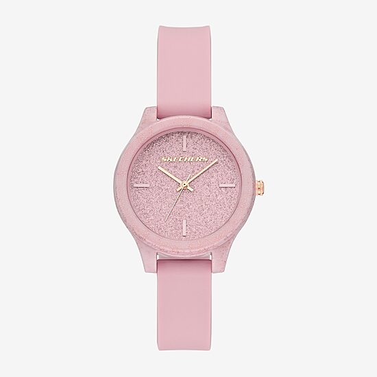 Skechers Womens Pink Strap Watch Sr6335
