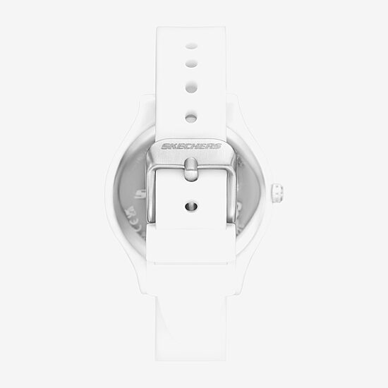 Skechers Womens White Strap Watch Sr6337