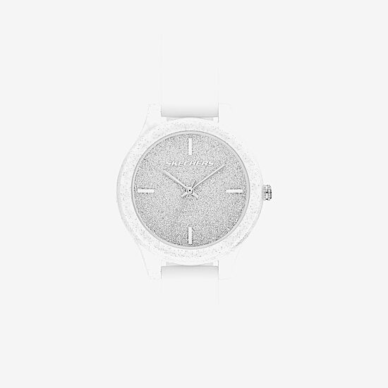 Skechers Womens White Strap Watch Sr6337