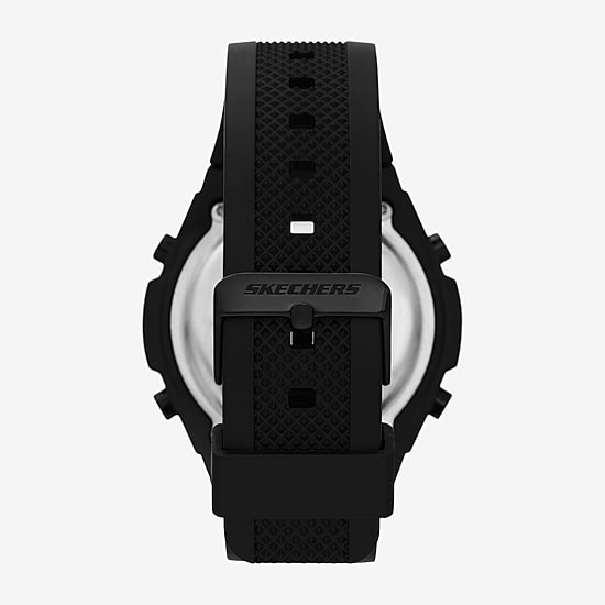 Skechers Mens Black 2-pc. Watch Boxed Set Sr8507