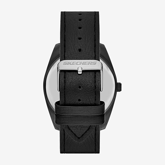 Skechers Mens Black 5-pc. Watch Boxed Set Sr9139