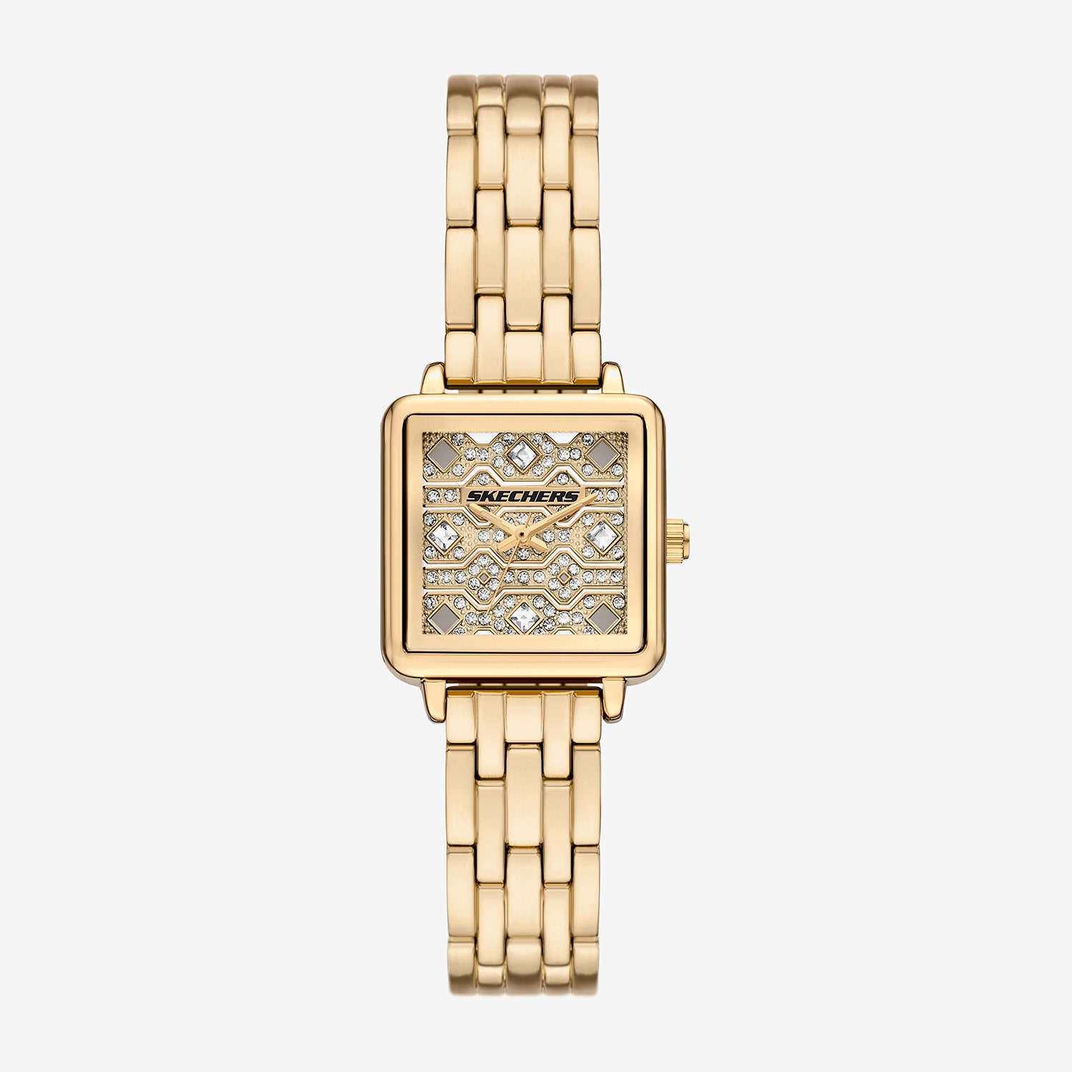 Skechers Womens Gold Tone Bracelet Watch Sr6339