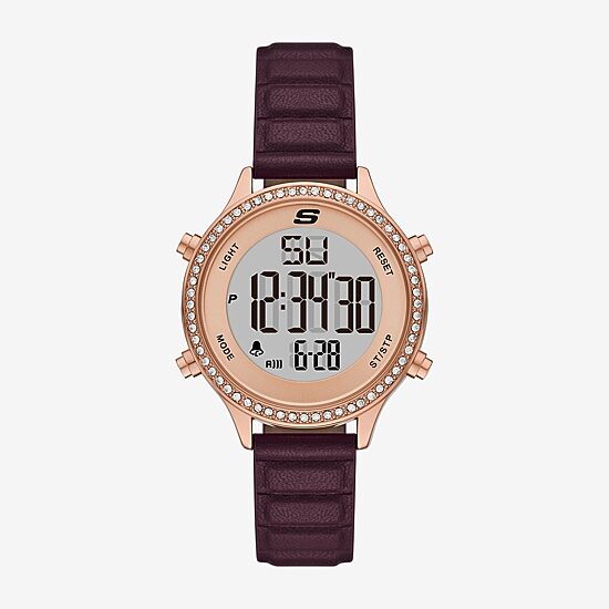 Skechers Womens Red Strap Watch Sr6342