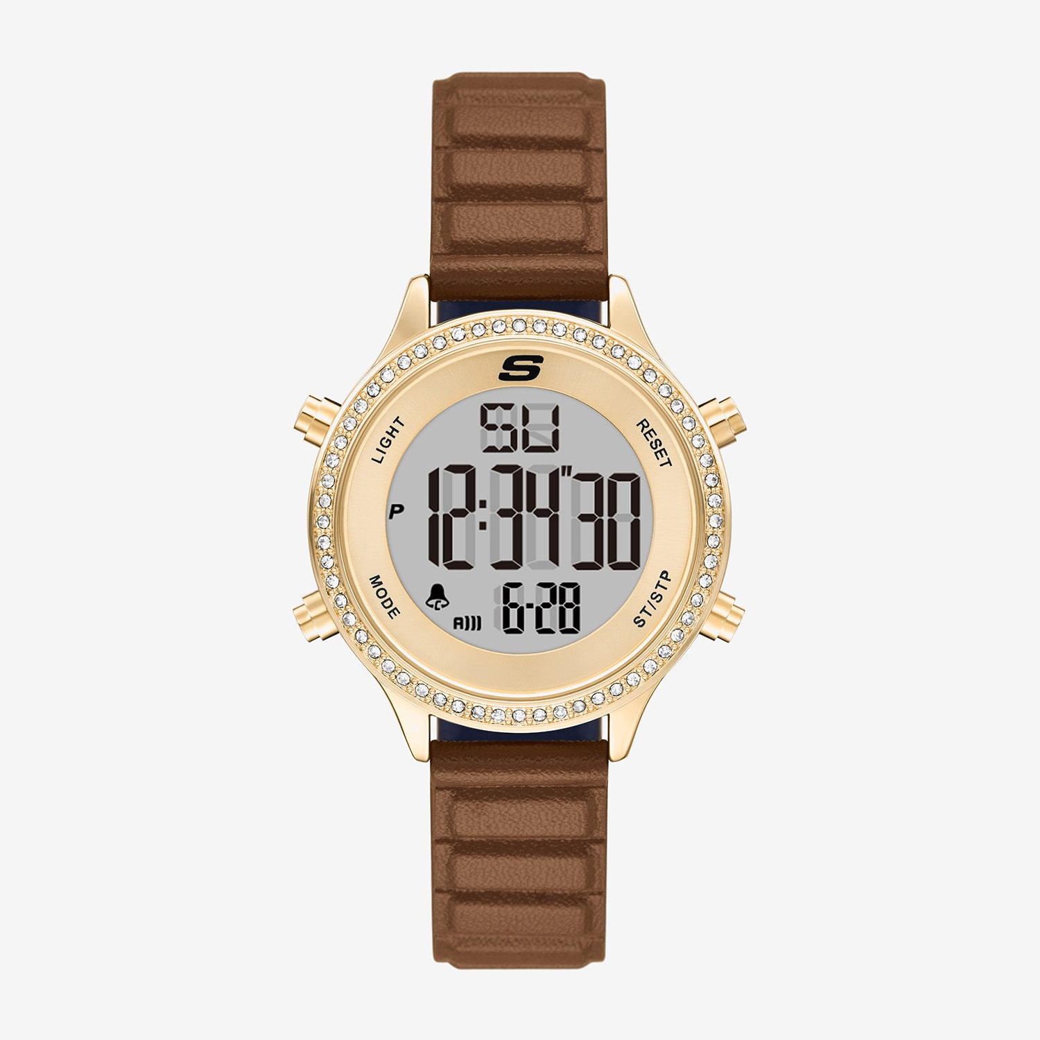 Skechers Womens Brown Strap Watch Sr6343