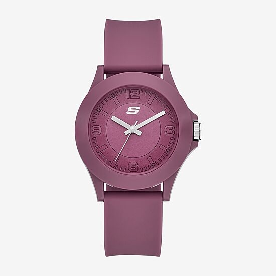 Skechers Womens Pink Strap Watch Sr6346