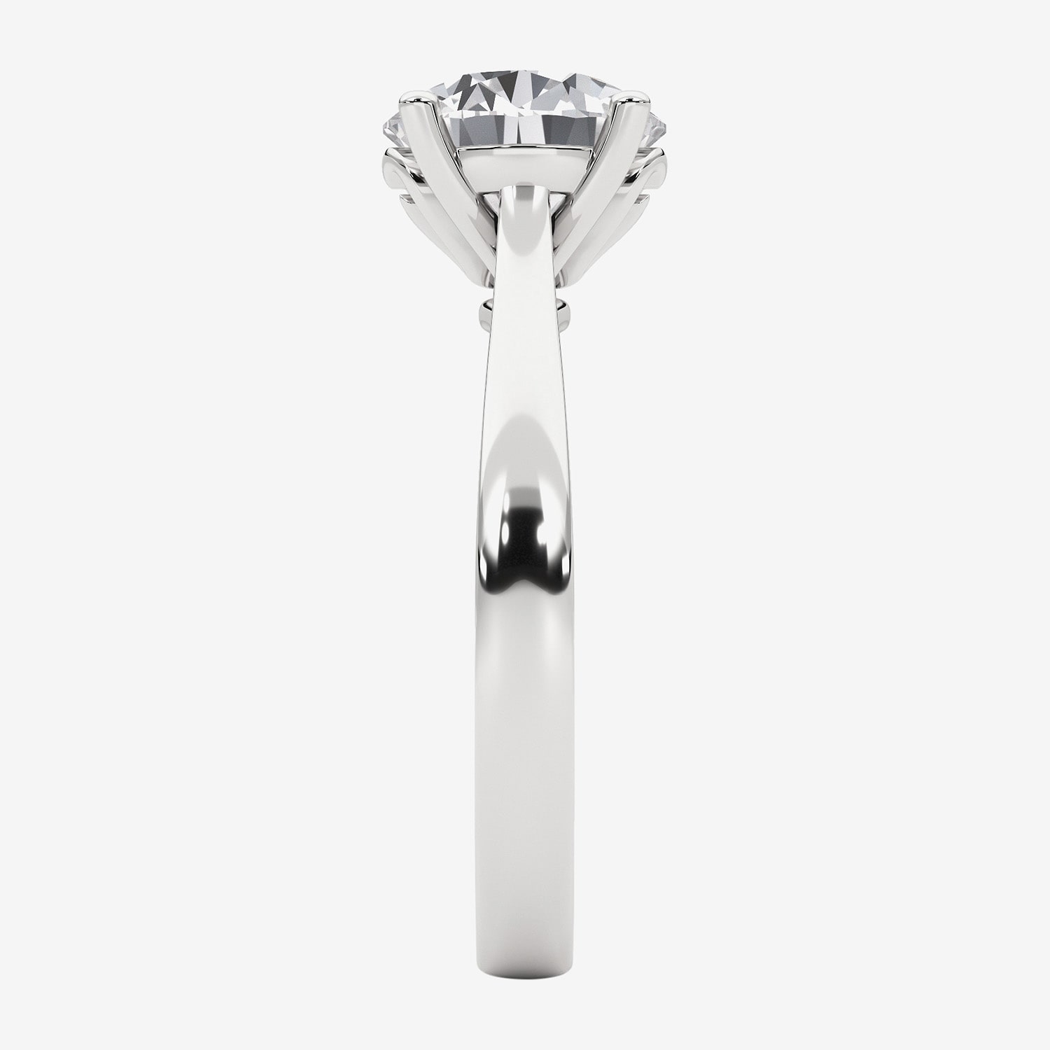 Grown Gorgeous (F,Vs2) Womens 2 1/4 CT. T.W. Lab White Diamond 14K Gold or Platinum Round Solitaire Engagement Ring