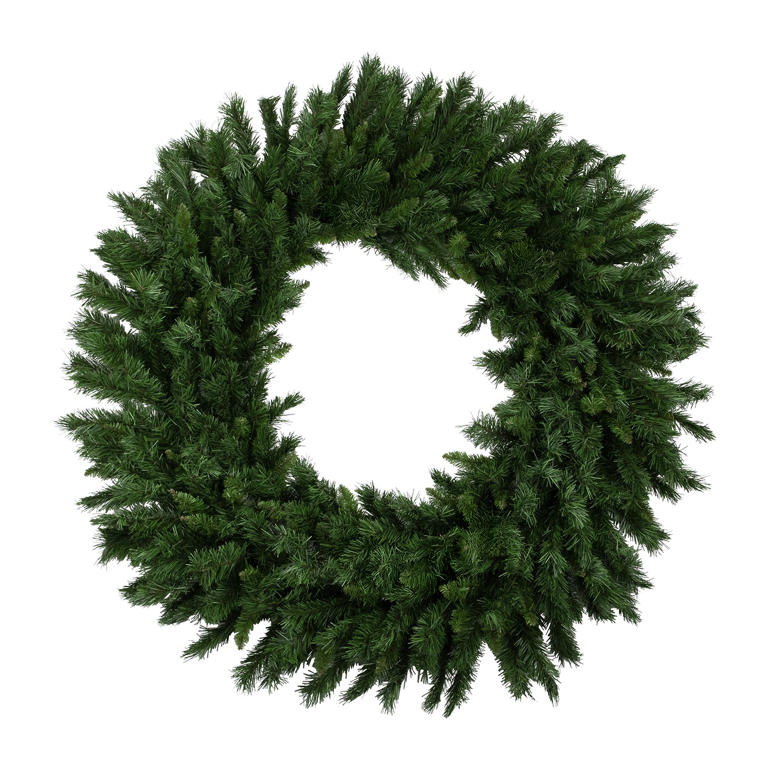 Lush Mixed Pine Artificial Christmas Wreath - 48-Inch  Unlit
