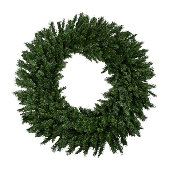 Lush Mixed Pine Artificial Christmas Wreath - 48-Inch  Unlit