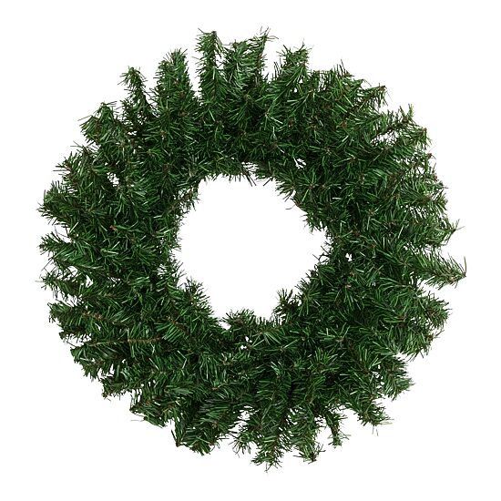 Canadian Pine Artificial Christmas Wreath  20-Inch  Unlit