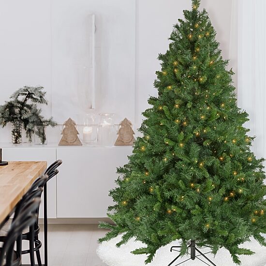 6.5' Pre-Lit Chatham Pine Artificial Christmas Tree  Clear Lights