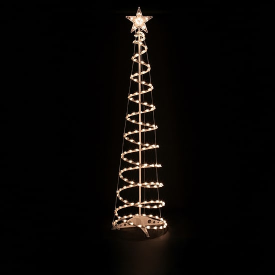 6' Pre-Lit Spiral Christmas Tree - Clear Lights