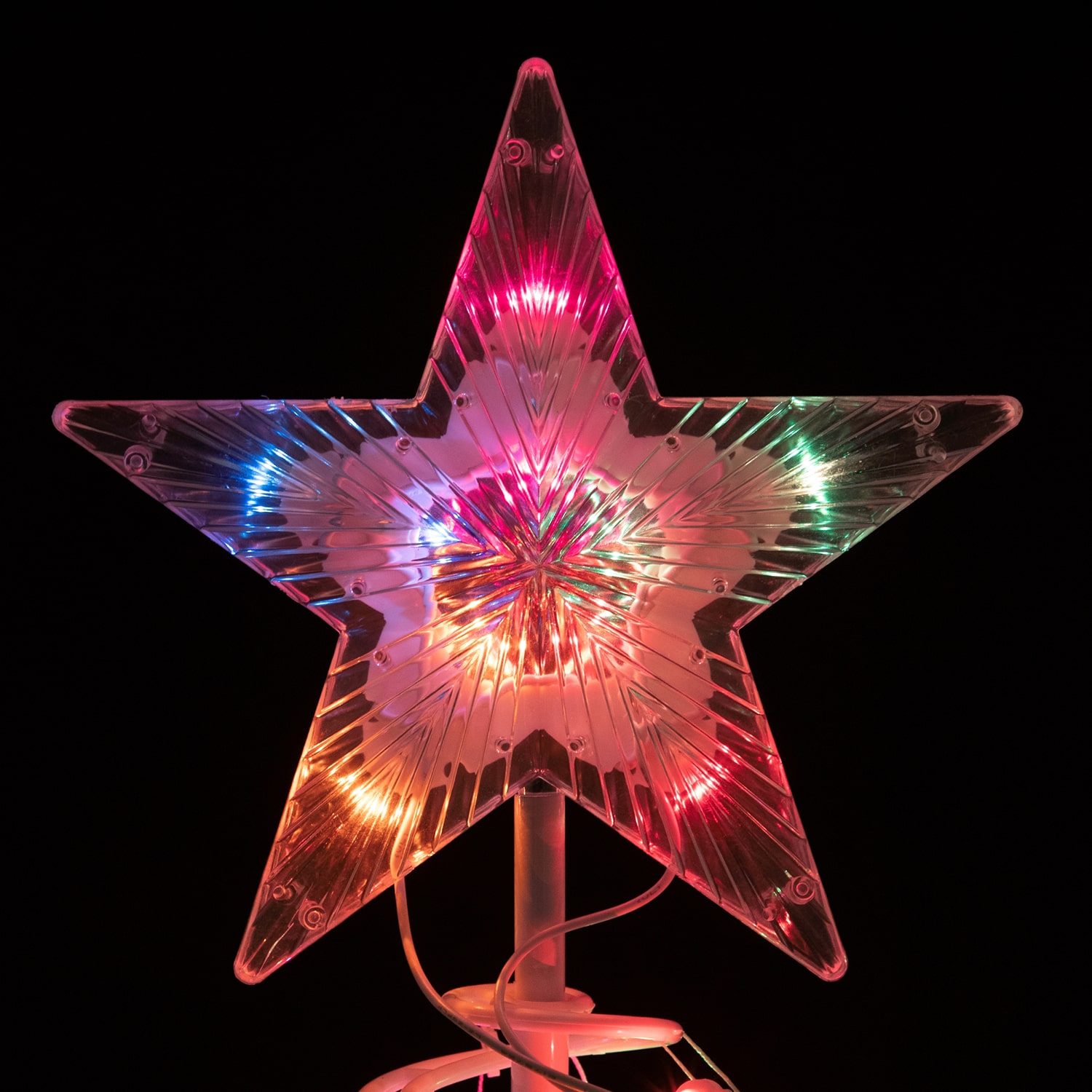 Set of 3 Lighted Multi-Color Spiral Christmas Trees - 3'  4'  and 6'