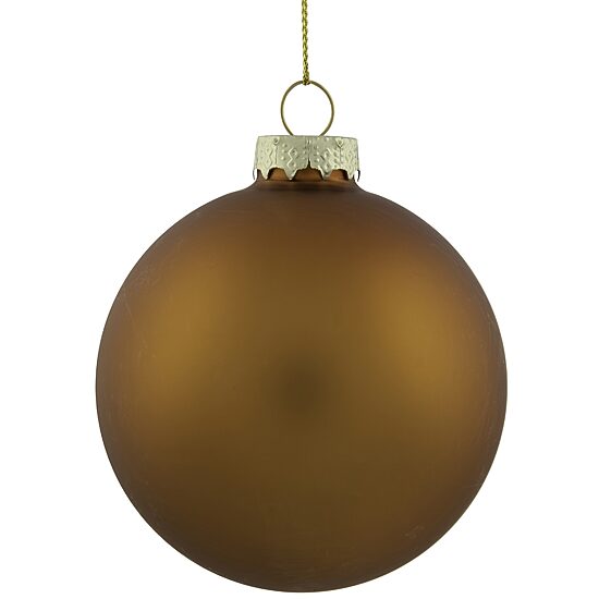 Northlight Glass 2-Finish Ball 6-pc. Christmas Ornament