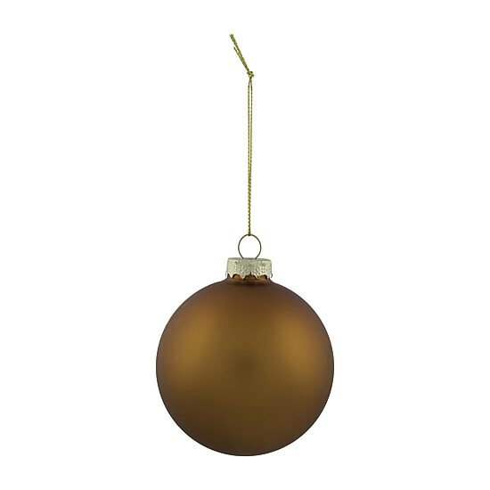 Northlight Glass 2-Finish Ball 6-pc. Christmas Ornament