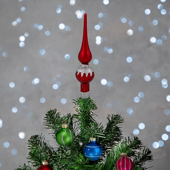 Northlight Glass Decorations And 20-pc. Christmas Tree Topper