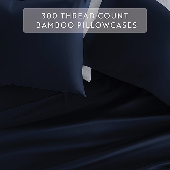 Casual Comfort Sateen Weave Rayon From Bamboo Temperature Regulating Pillowcase