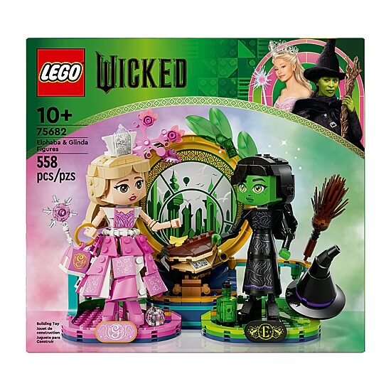 LEGO® Wicked Elphaba  & Glinda 75682 Building Blocks 558-pc.