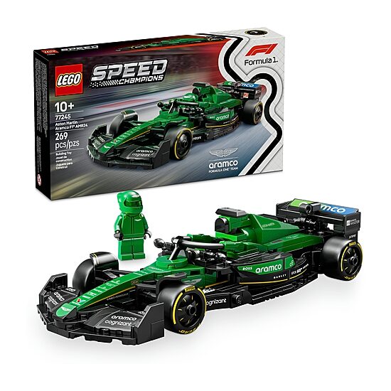 LEGO® Speed Champions Aston Martin Aramco F1 Race Car 77245 Building Blocks 269-pc.