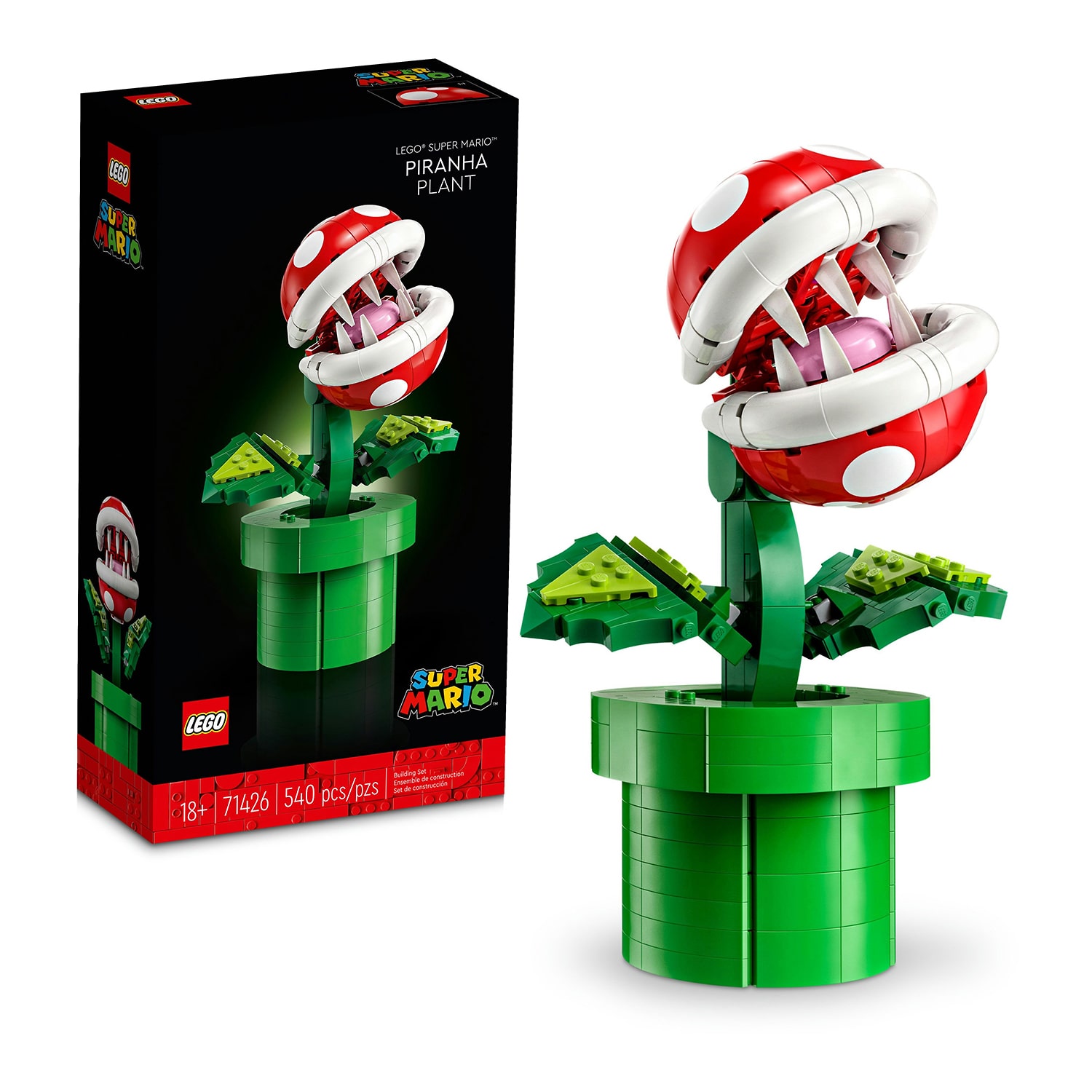 LEGO® Super Mario™ Piranha Plant Building Blocks 540-pc.