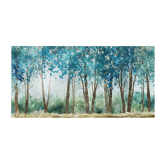 Courtside Market Sunwashed Grove 12x24 Canvas Art