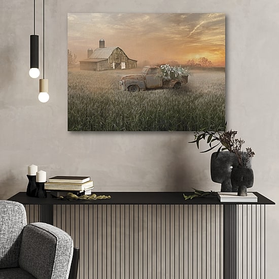 Courtside Market Sunset Farm 30x40 Canvas Art