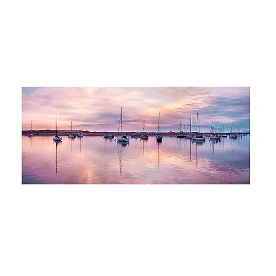 Courtside Market Sunset 24x48 Canvas Art