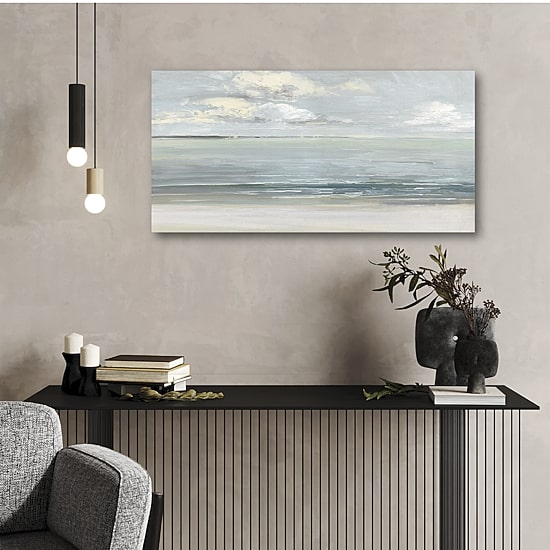Courtside Market The Sea 12x24 Canvas Art