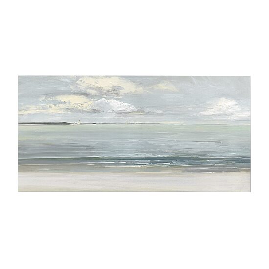 Courtside Market The Sea 12x24 Canvas Art