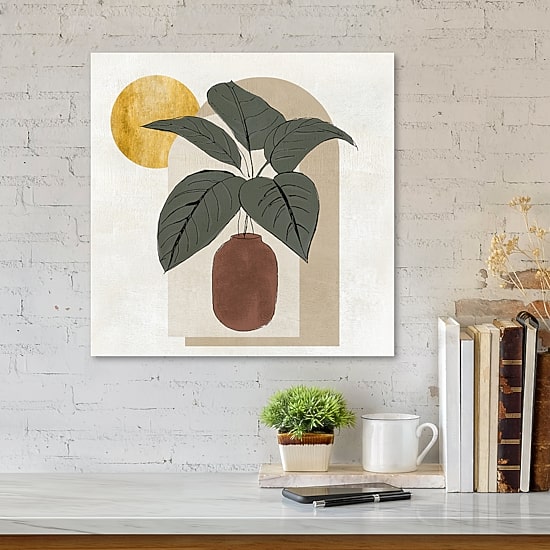 Courtside Market Santa Fe Evening 16x16 Canvas Art